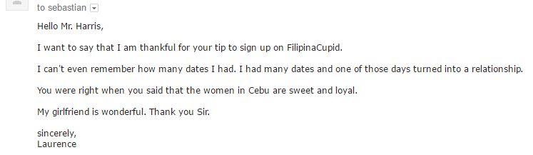 cebu online dating testimonial