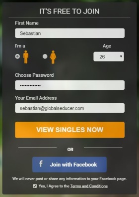 Filipino Cupid Signup Process