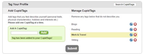 tags on Filipinocupid.com