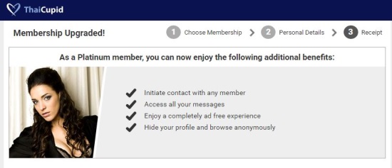 Thai Cupid Platinum membership