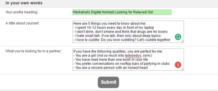 Thai Cupid About Me