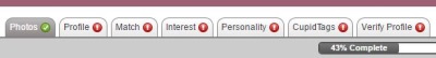 empty russian cupid profile