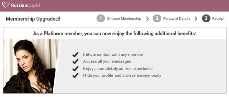 platinum membership russian cupid