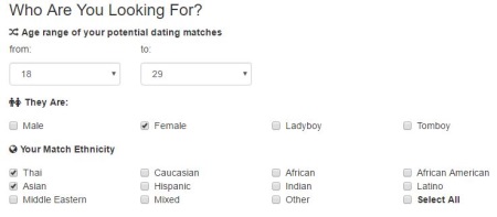 find matches on thairomances.com