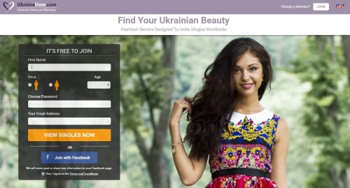 Ukrainedate Homepage