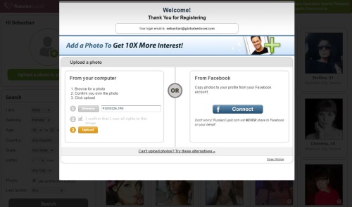 russian cupid profile picture upload