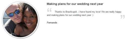 First testimonial on BrazilCupid.com