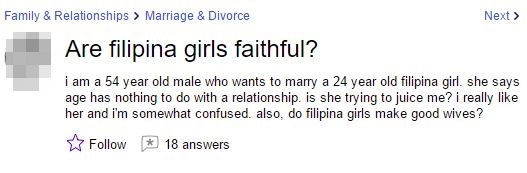 are filipinas faithful