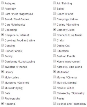 hobbies on Koreancupid.com