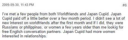 forum about japancupid