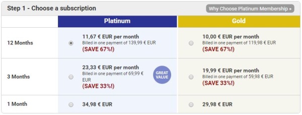 membership prices on japan cupid