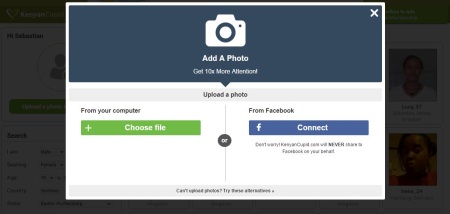profile picture on kenyan cupid