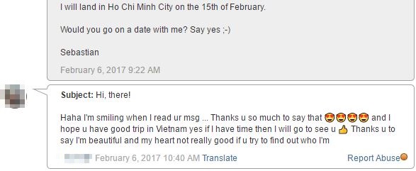 message vietnamese bad girl