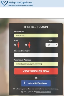 free to join malaysian cupid