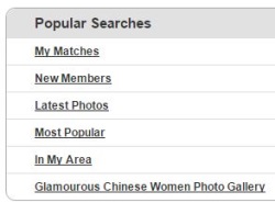 popular searches on chinalovecupid.com