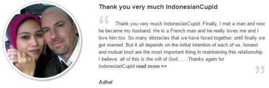 second indonesian cupid testimonial