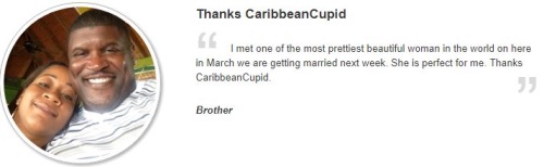 testimonial from caribbeancupid.com