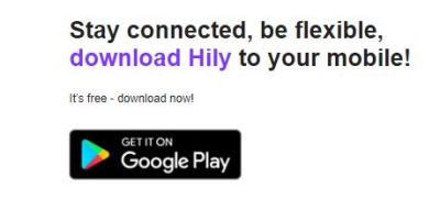 download hily in Google Play Store