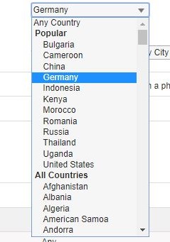 most popularr counties on international cupid