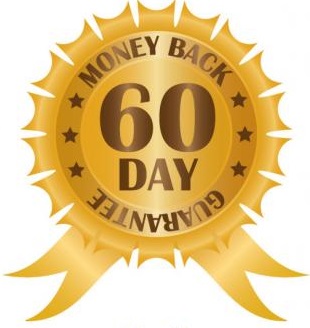 60 day money back guarantee