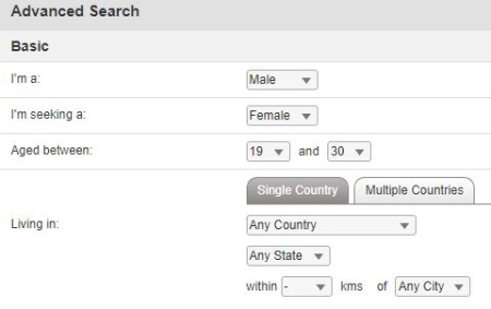 advanced search on muslima