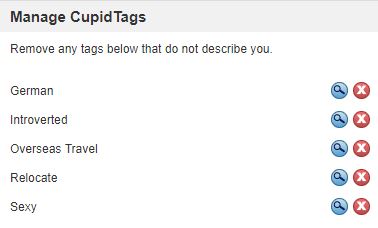 cupid tags on www.bbwcupid.com