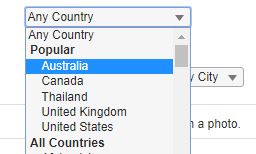 popular countries on bbw dating site