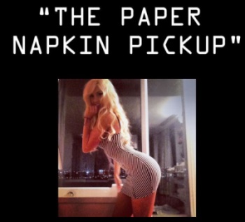 paper napkin pickup
