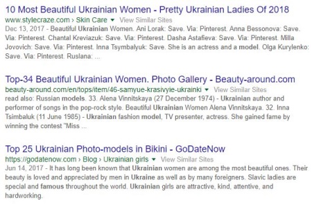 ukrainian models on google