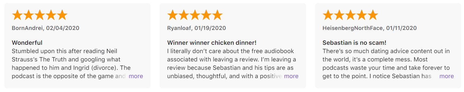 podcast reviews 2