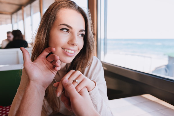 touching a woman